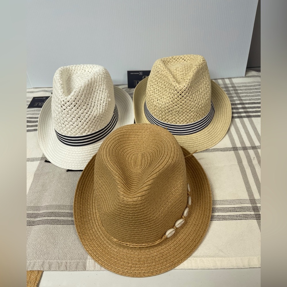 Set of 3 Inc Brand cute straw hats
